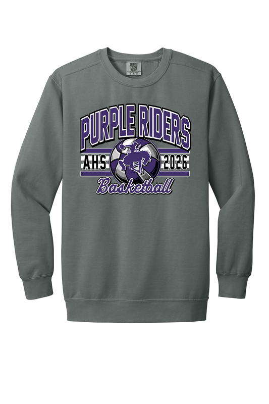 Arcola - Basketball - Design 2 - Crewneck Sweatshirt - Comfort Color 1566