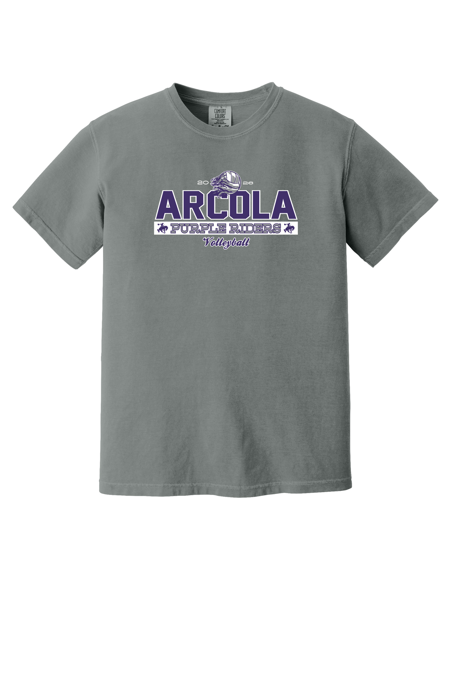 Arcola - Volleyball - Design 1 - T-shirt - Comfort Color 1717