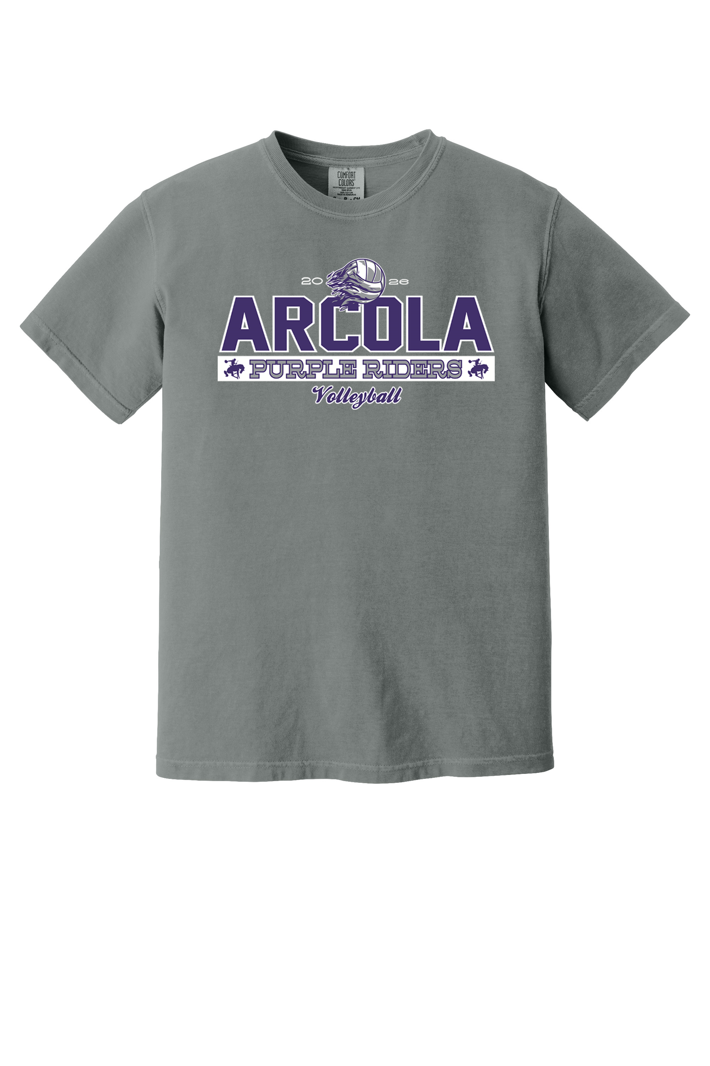 Arcola - Volleyball - Design 01 - T-shirt - Comfort Color 1717