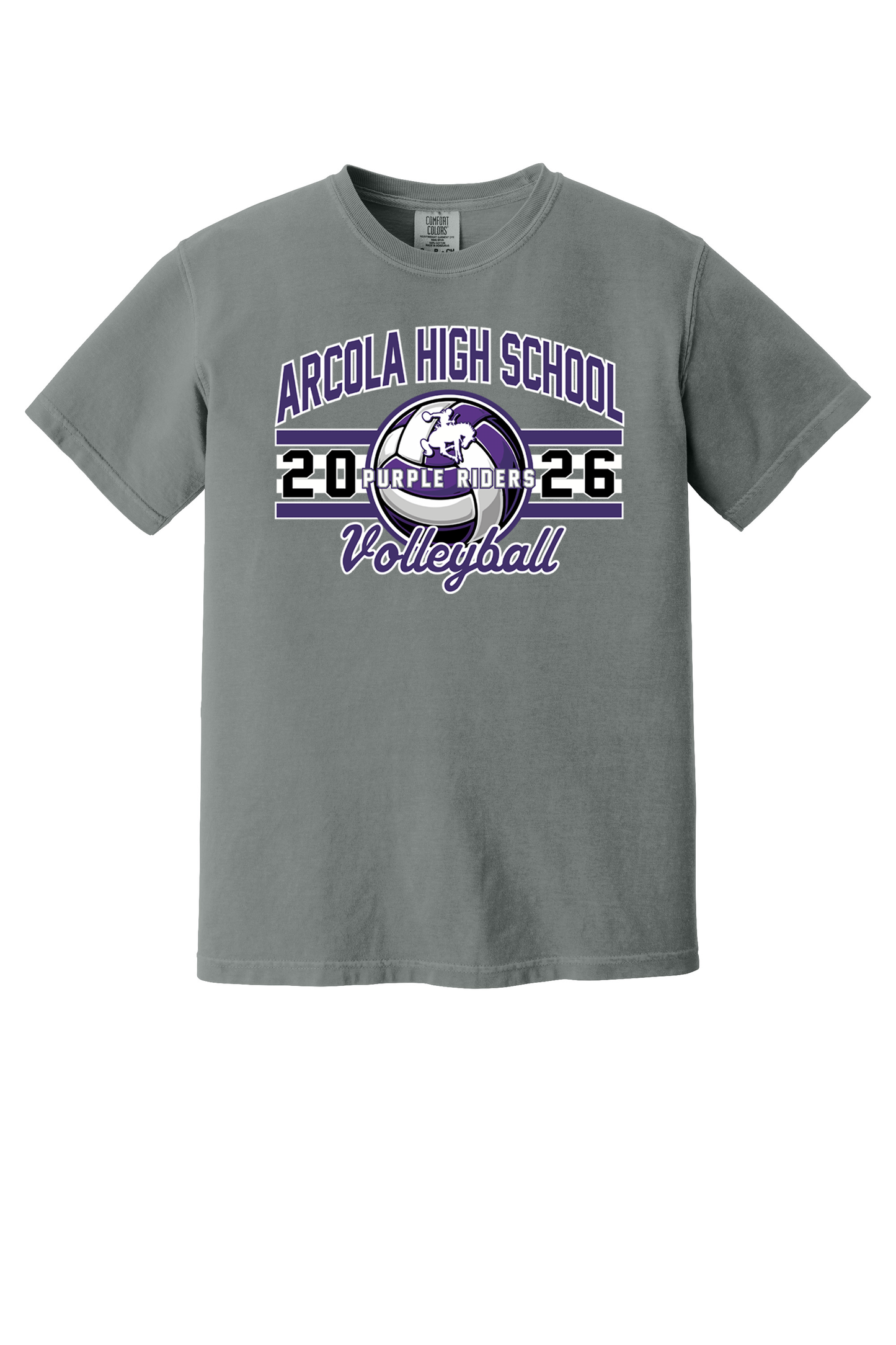 Arcola - Volleyball - Design 03 - T-shirt - Comfort Color 1717