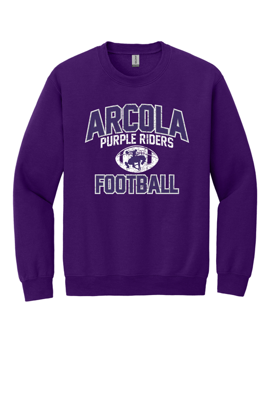 Arcola - Football - Design 1 - Crewneck Sweatshirt - Gildan 18000