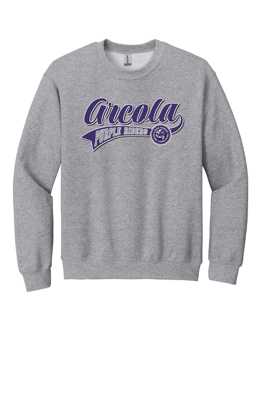 Arcola - Volleyball - Design 02 - Youth Crewneck Sweatshirt - Gildan 18000B