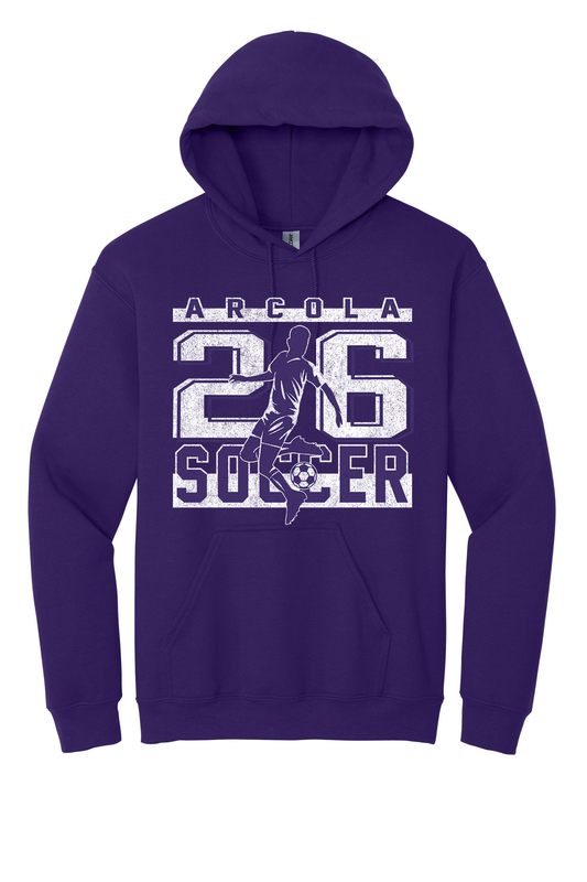 Arcola - Soccer - Design 2 - Hooded Sweatshirt - Gildan 18500