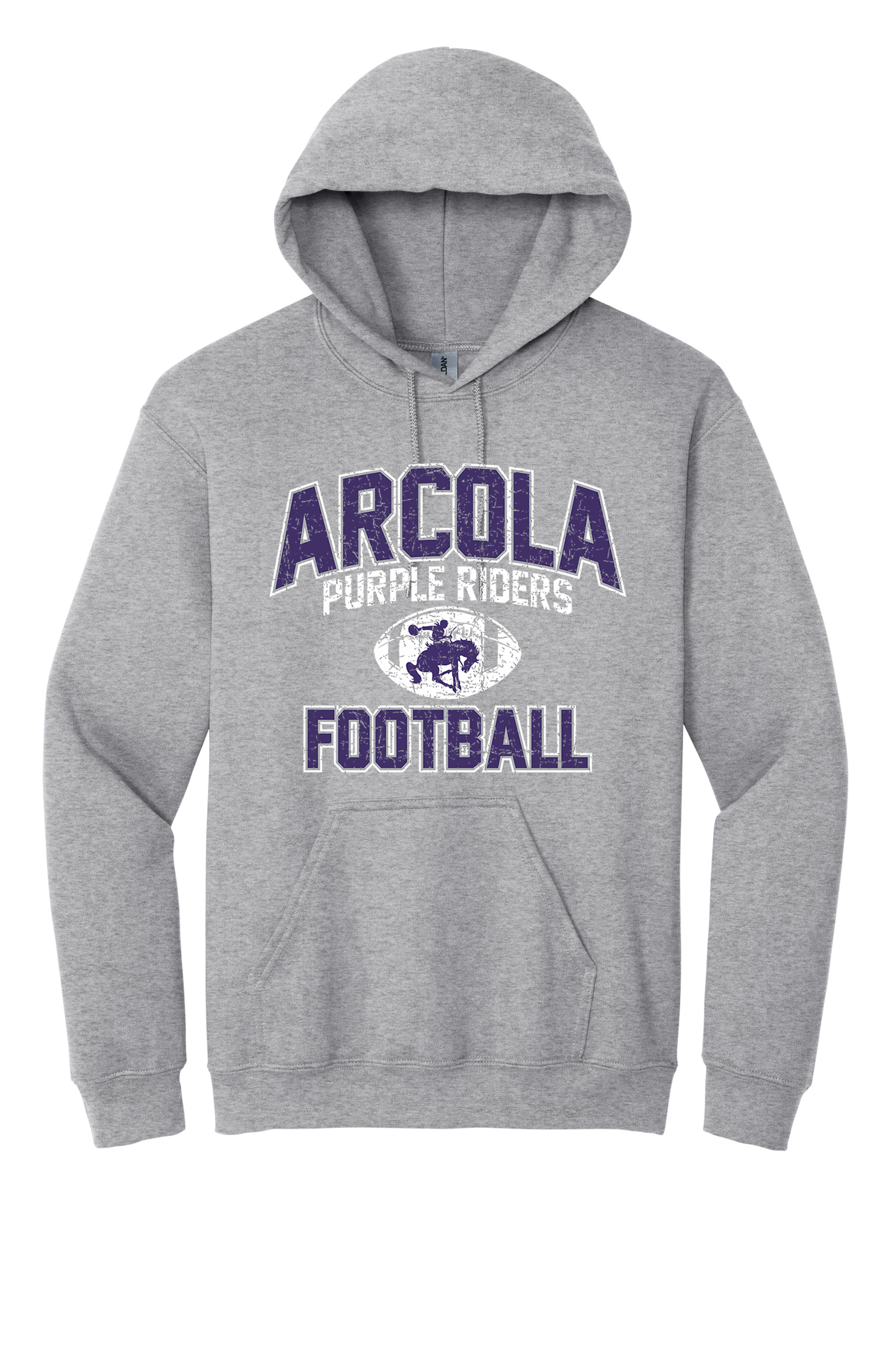 Arcola - Football - Design 01 - Hooded Sweatshirt - Gildan 18500
