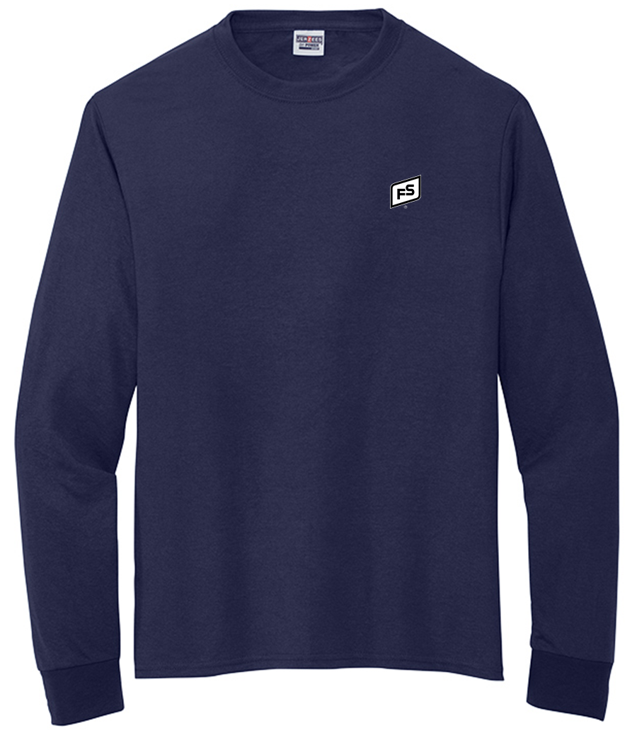 Illini FS - Square - Jerzees Dri-Power 100% Polyester Long Sleeve T-Shirt - 21LS