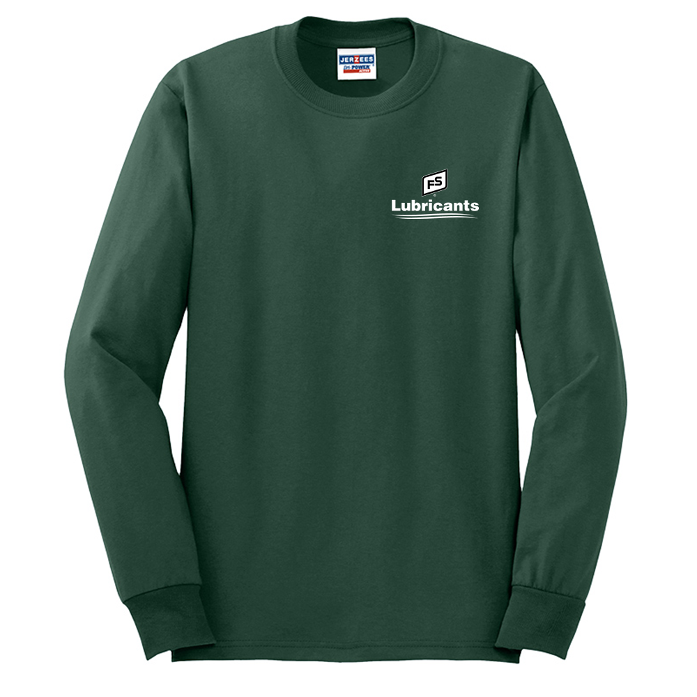 Illini FS - Lubricants - Jerzees Dri-Power 50/50 Cotton/Poly Long Sleeve T-shirt - 29LS