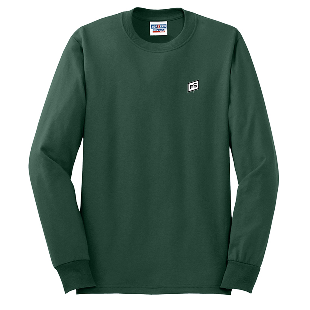 Illini FS - Square - Jerzees Dri-Power 50/50 Cotton/Poly Long Sleeve T-shirt - 29LS