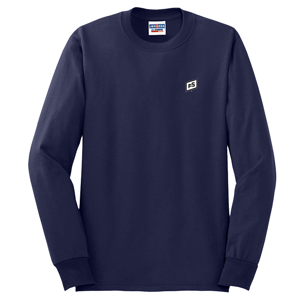Illini FS - Square - Jerzees Dri-Power 50/50 Cotton/Poly Long Sleeve T-shirt - 29LS