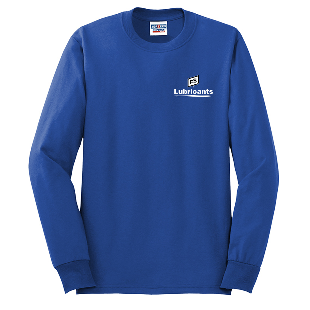 Illini FS - Lubricants - Jerzees Dri-Power 50/50 Cotton/Poly Long Sleeve T-shirt - 29LS
