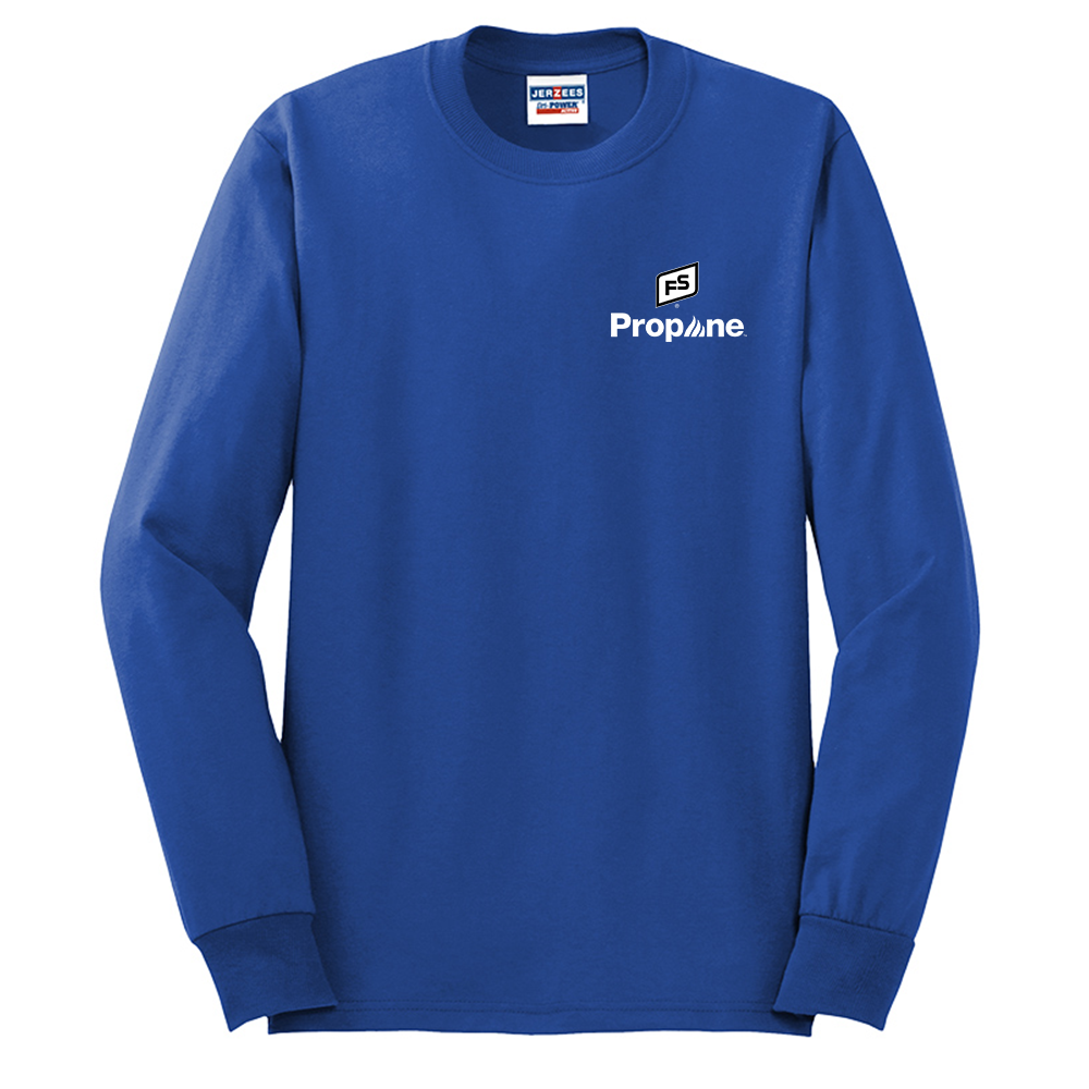 Illini FS - Propane - Jerzees Dri-Power 50/50 Cotton/Poly Long Sleeve T-shirt - 29LS