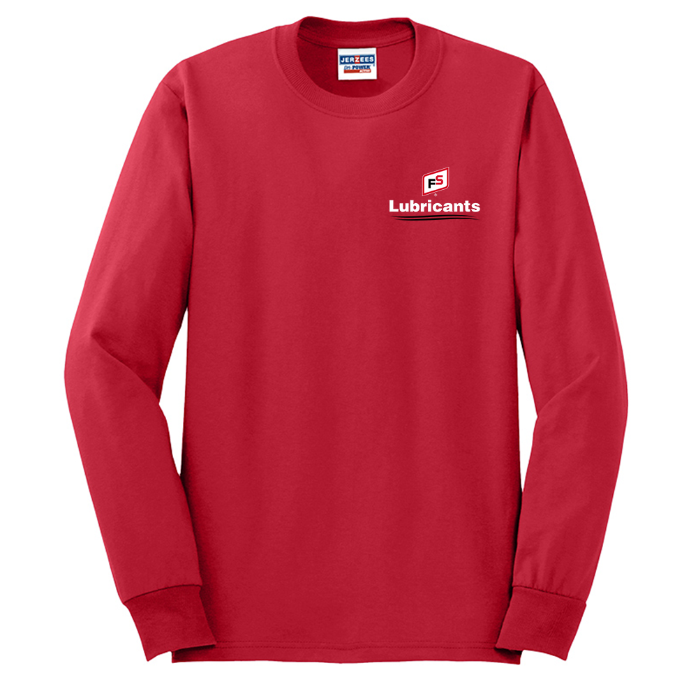 Illini FS - Lubricants - Jerzees Dri-Power 50/50 Cotton/Poly Long Sleeve T-shirt - 29LS