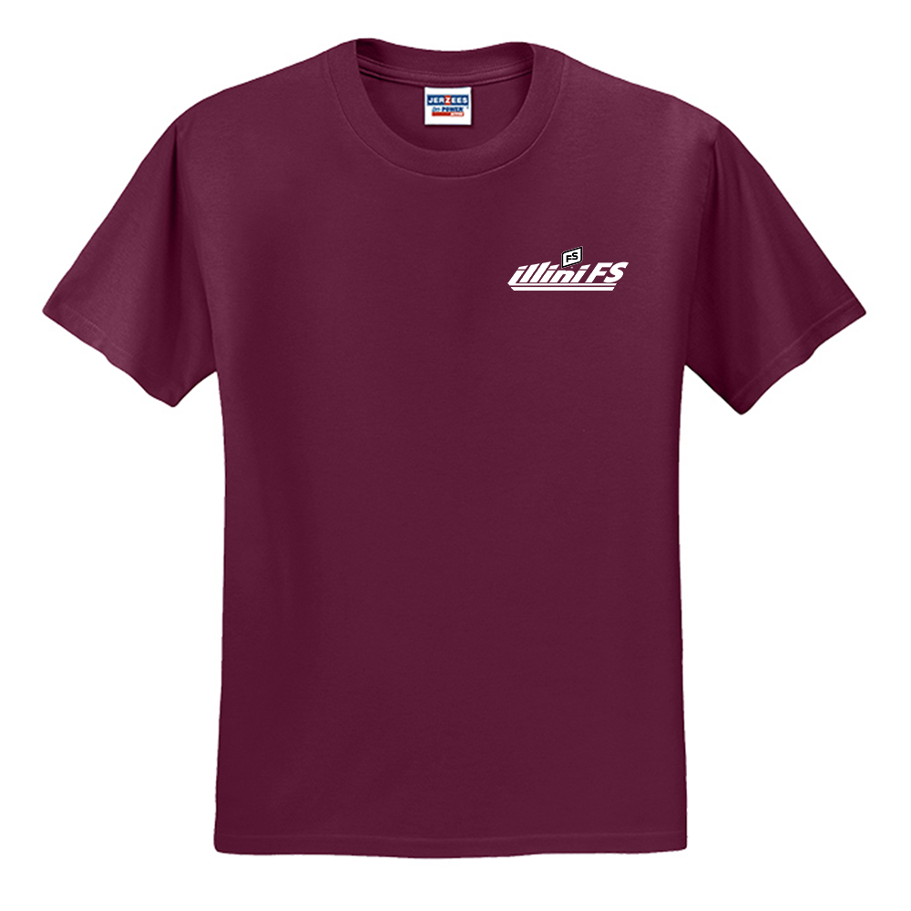 Illini FS - Horizontal - Jerzees - Dri-Power 50/50 Cotton Poly T-shirt - 29M