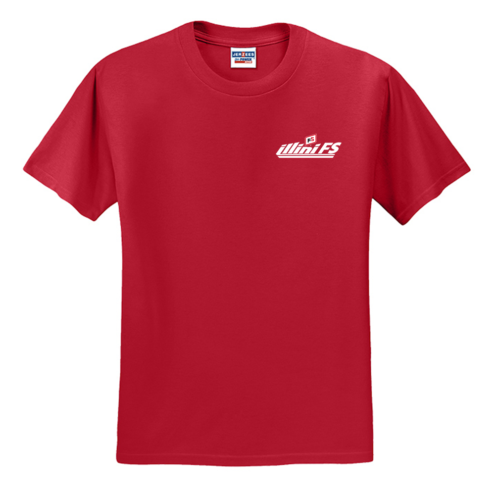 Illini FS - Horizontal - Jerzees - Dri-Power 50/50 Cotton Poly T-shirt - 29M