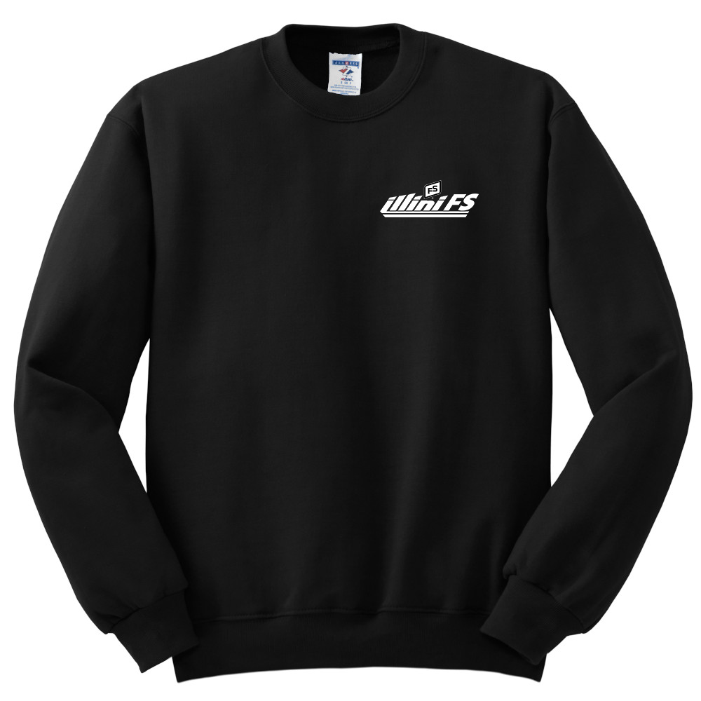 Illini FS - Horizontal - Jerzees NuBlend Adult Crewneck Sweatshirt - 562M