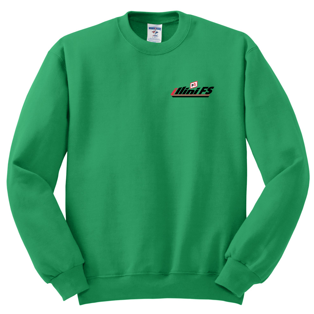 Illini FS - Horizontal - Jerzees NuBlend Adult Crewneck Sweatshirt - 562M
