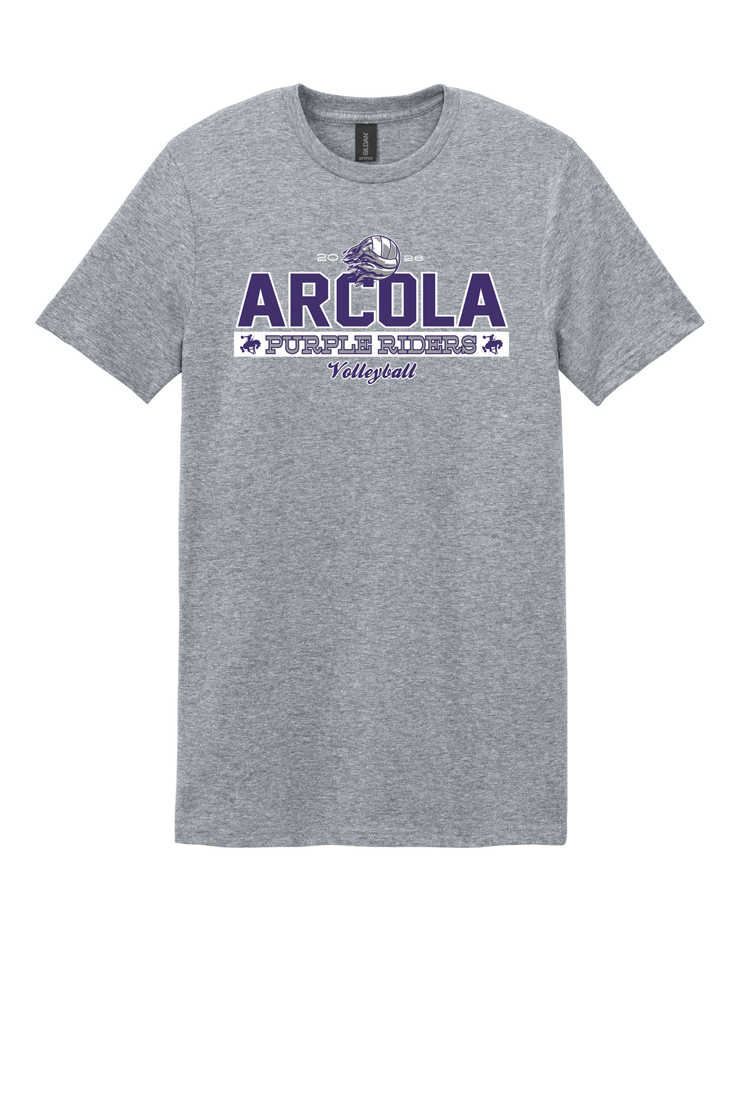 Arcola - Volleyball - Design 01 - T-shirt - Gildan 64000