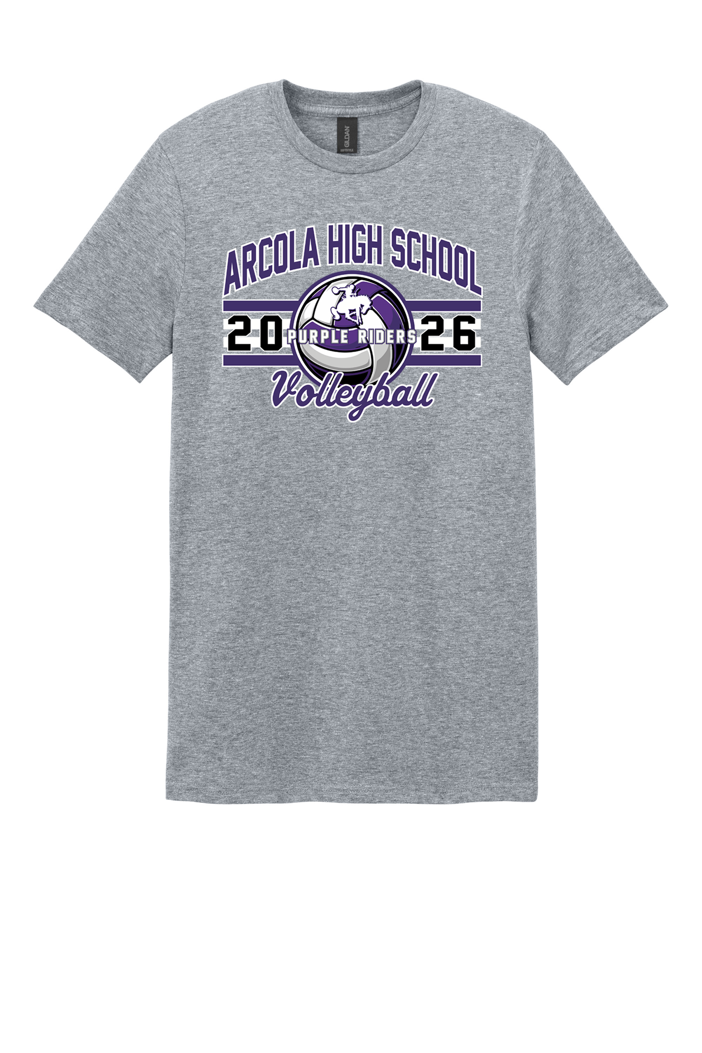 Arcola - Volleyball - Design 03 - T-shirt - Gildan 64000