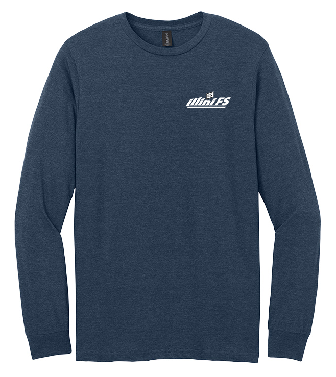 Illini FS - Horizontal - Gildan Softstyle CVC Long Sleeve Tee - 67400
