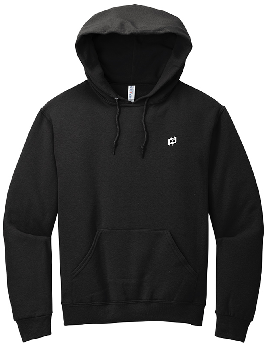 Illini FS - Square - Jerzees NuBlend Mens Pullover Hooded Sweatshirt - 996M