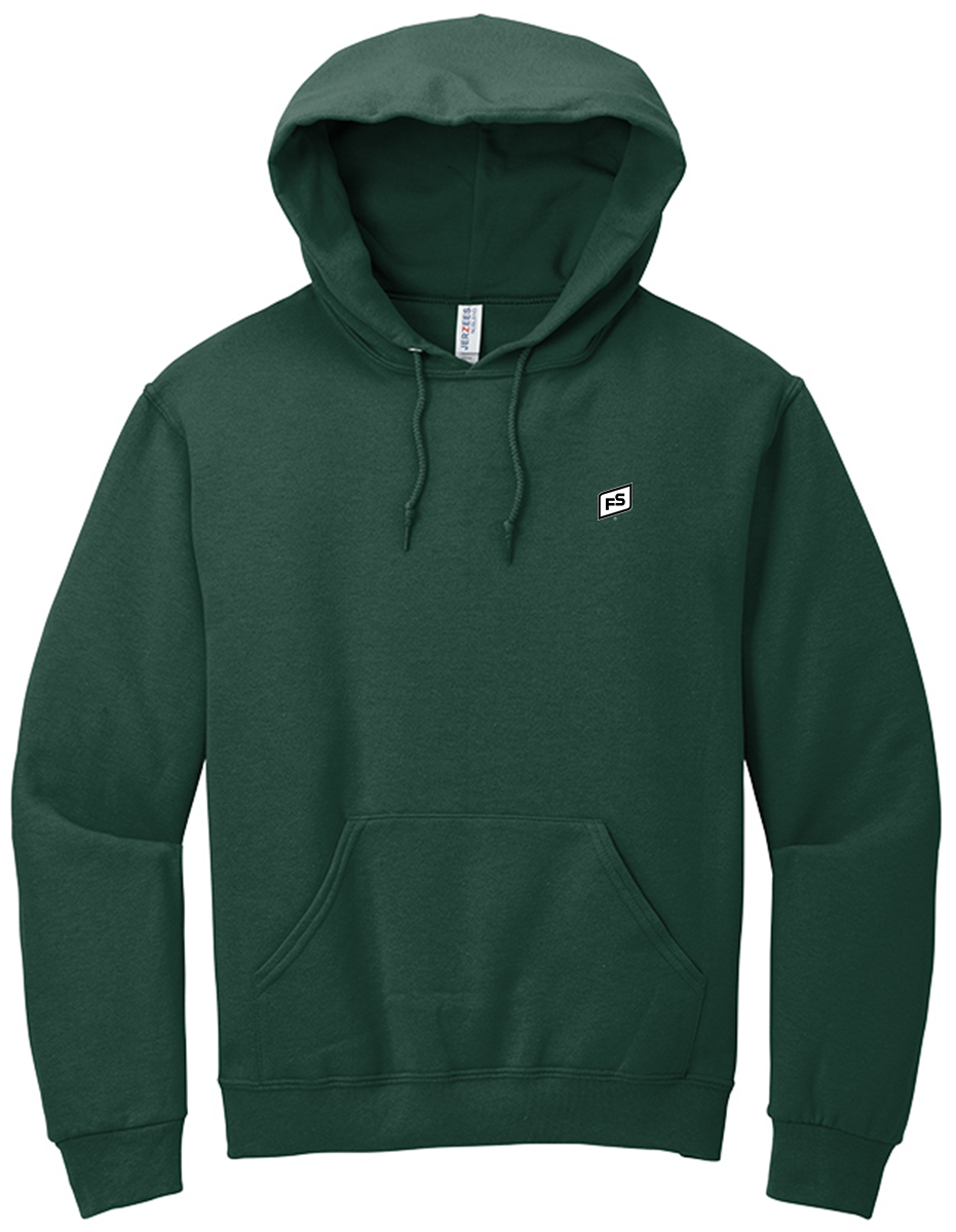 Illini FS - Square - Jerzees NuBlend Mens Pullover Hooded Sweatshirt - 996M