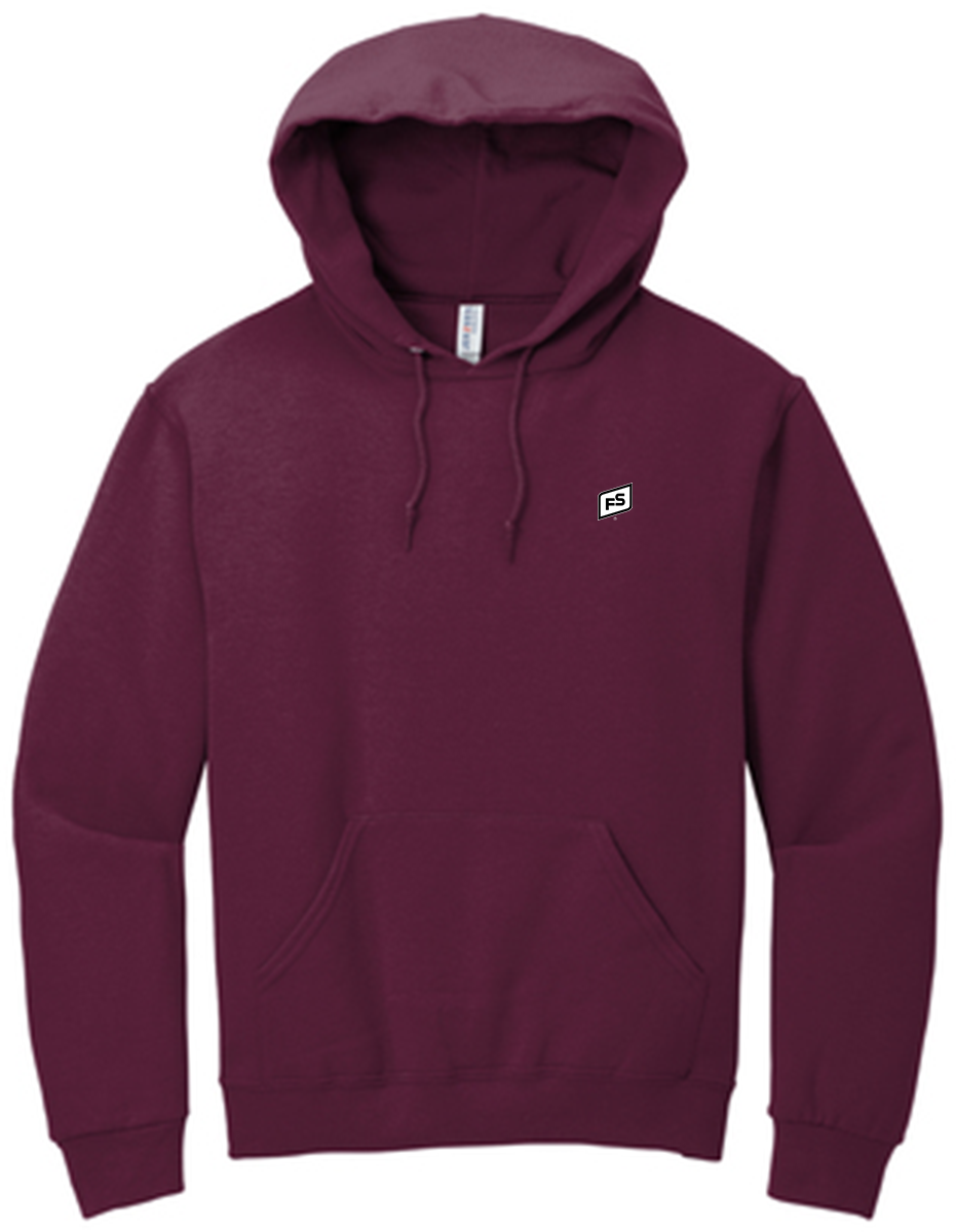 Illini FS - Square - Jerzees NuBlend Mens Pullover Hooded Sweatshirt - 996M