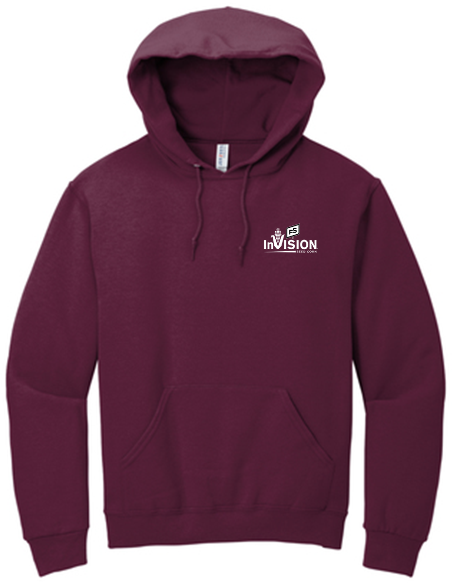 Illini FS - Invision - Jerzees NuBlend Mens Pullover Hooded Sweatshirt - 996M