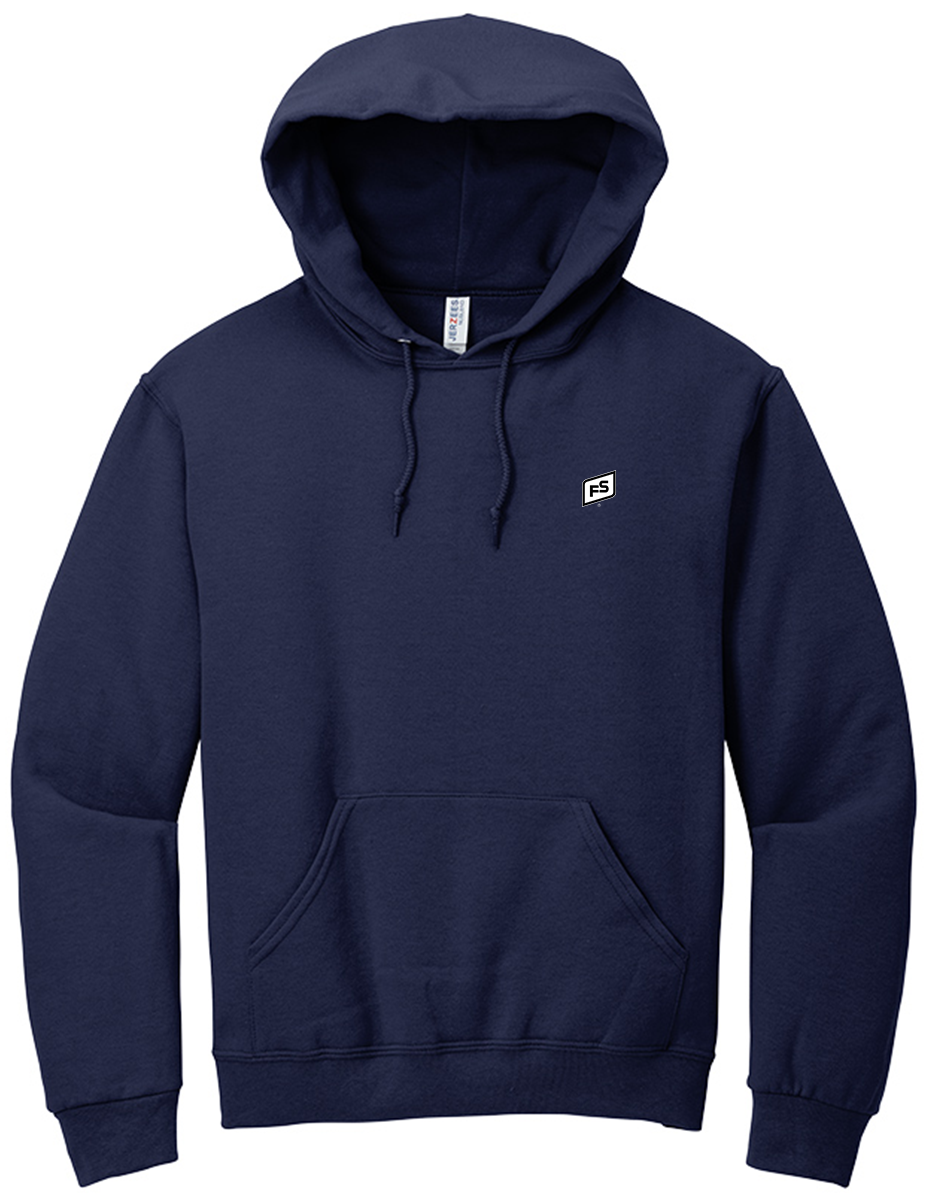 Illini FS - Square - Jerzees NuBlend Mens Pullover Hooded Sweatshirt - 996M