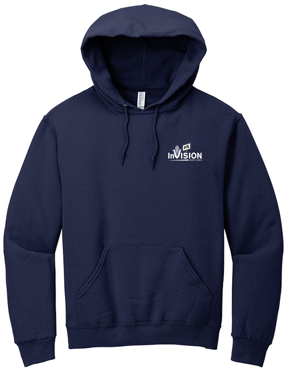 Illini FS - Invision - Jerzees NuBlend Mens Pullover Hooded Sweatshirt - 996M