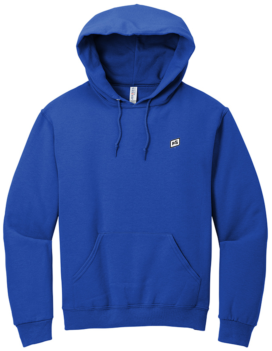 Illini FS - Square - Jerzees NuBlend Mens Pullover Hooded Sweatshirt - 996M