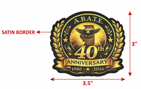 Abate 40th Patch