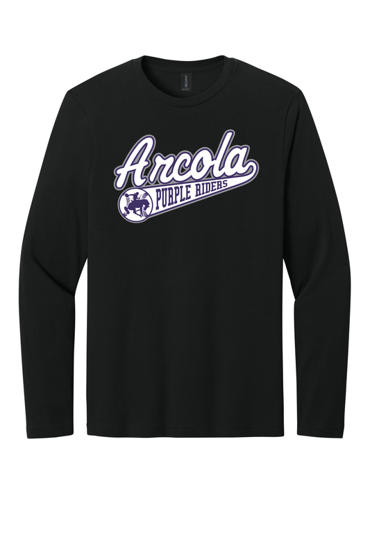 Arcola - Baseball - Design 1 - Long Sleeve T - Gildan 64400