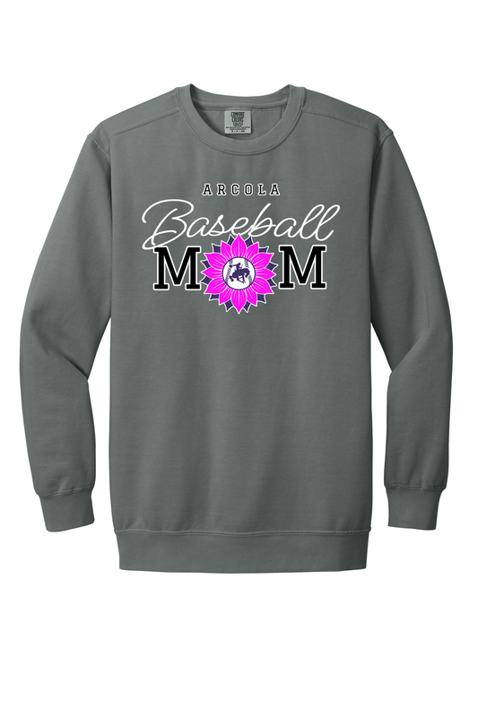 Arcola - Baseball - Design 2 - Crewneck Sweatshirt - Comfort Color 1566