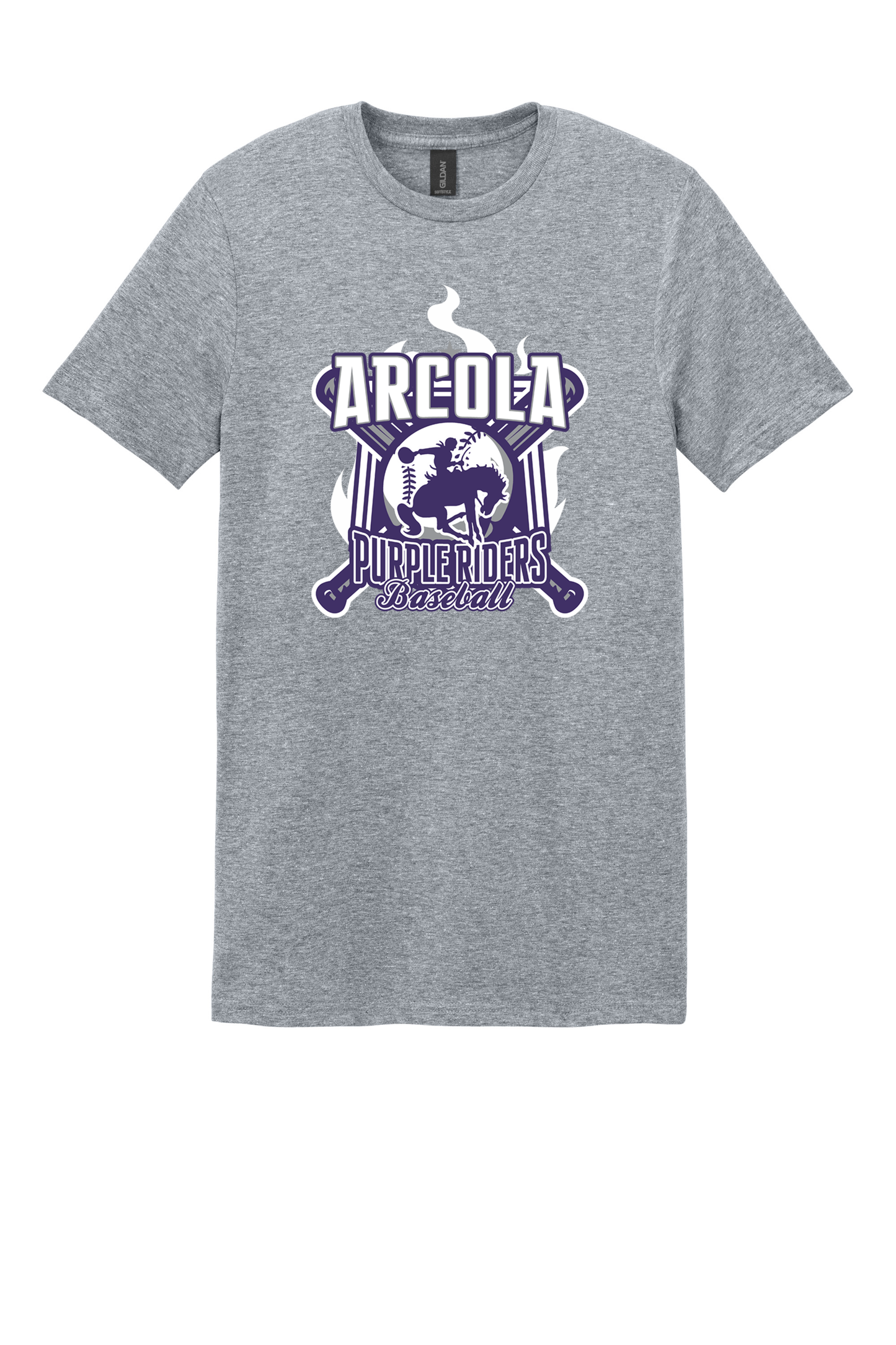 Arcola - Baseball - Design 5 - T-shirt - Gildan 64000