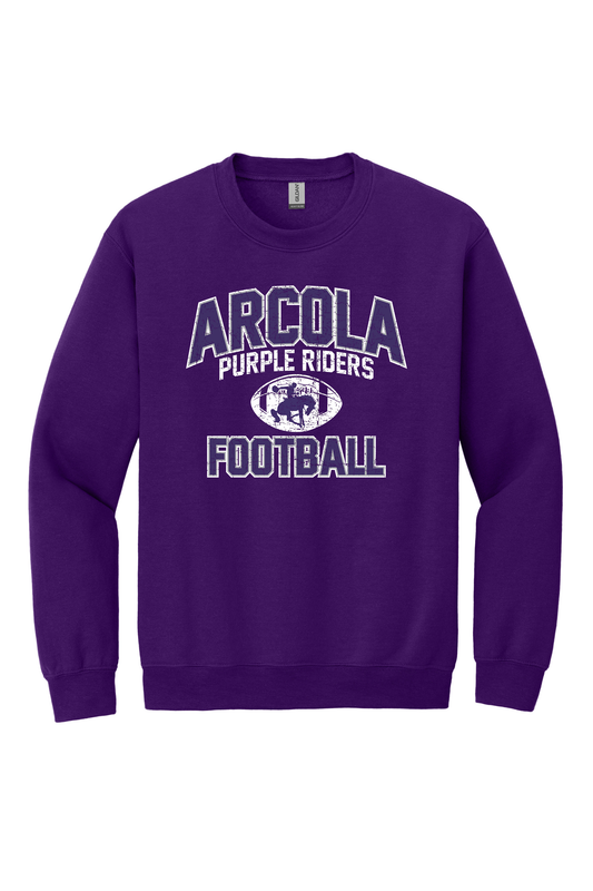 Arcola - Football - Design 1 - Crewneck Sweatshirt - Gildan 18000