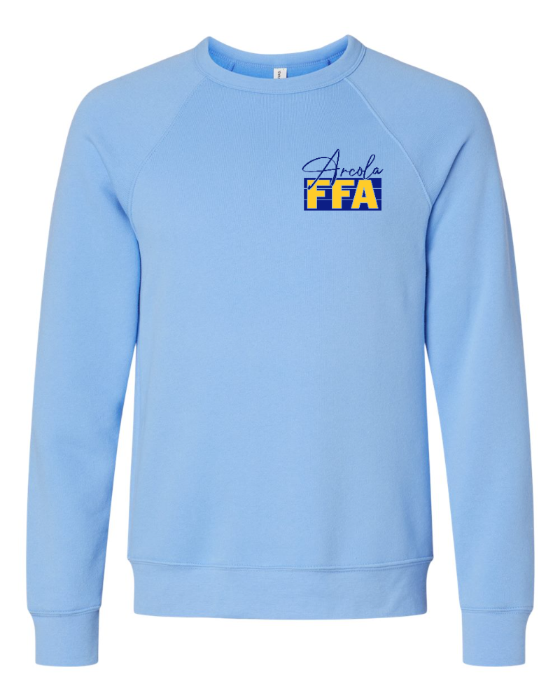 Arcola FFA 2025 - Sponge Fleece Raglan Crewneck Sweatshirt - 3901
