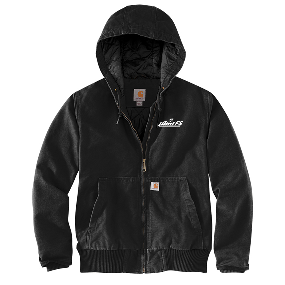 Illini FS - Horizontal - Carhartt Women's Washed Duck Active Jac - CT104053