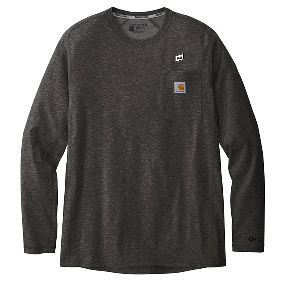Illini FS - Square - Carhartt Force Long Sleeve Pocket T-shirt - CT104617
