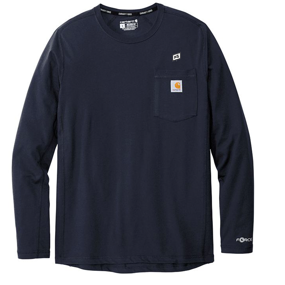 Illini FS - Square - Carhartt Force Long Sleeve Pocket T-shirt - CT104617