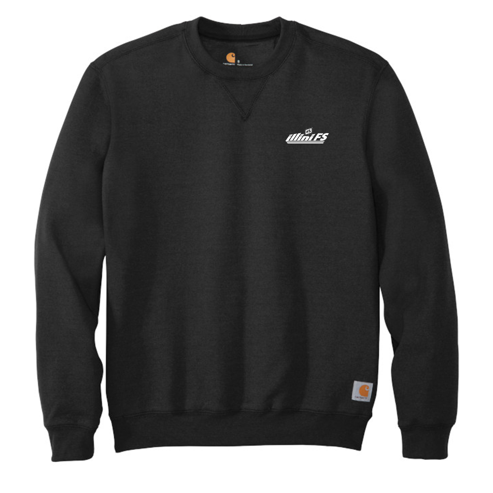 Illini FS - Horizontal - Carhartt Midweight Crewneck Sweatshirt - CTK124
