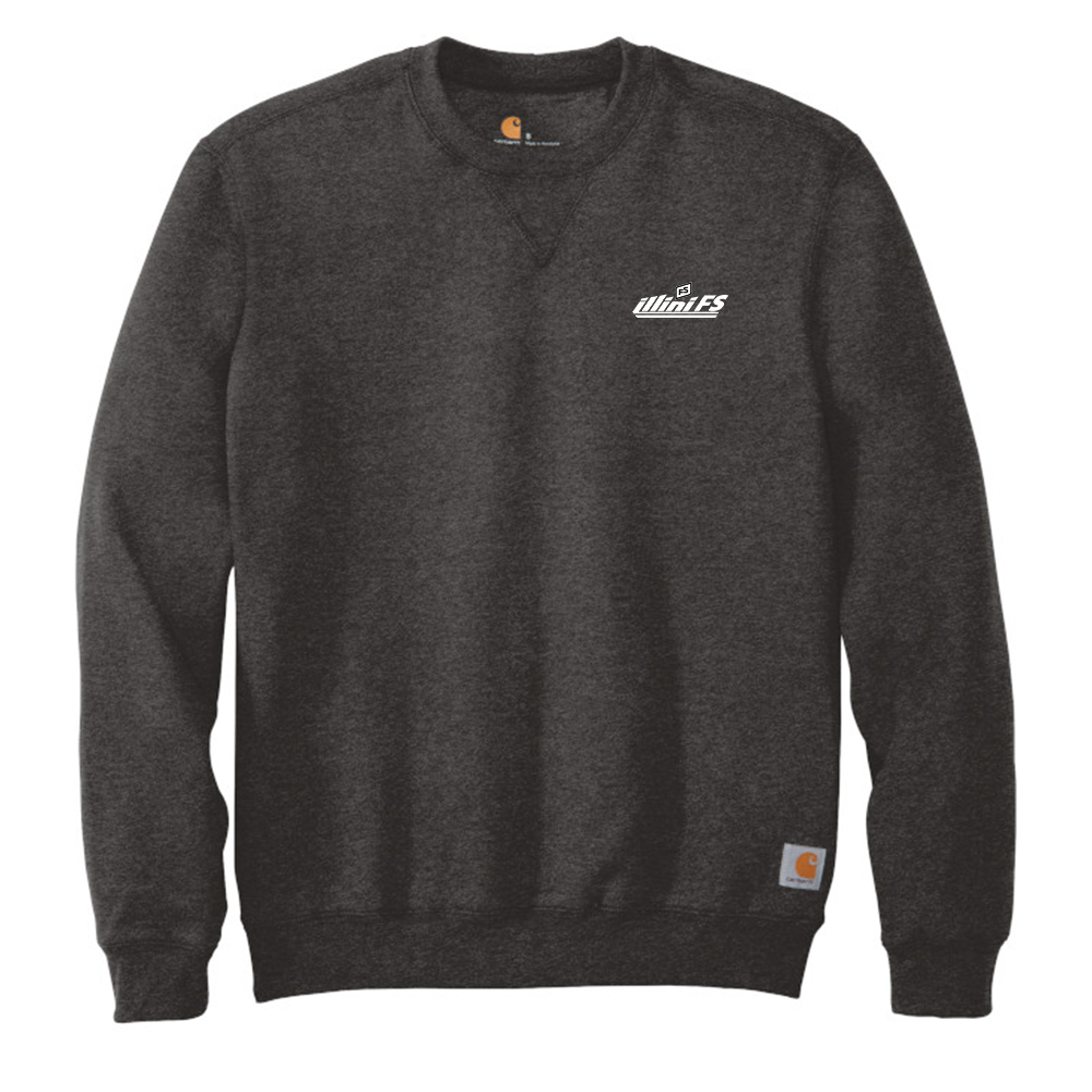 Illini FS - Horizontal - Carhartt Midweight Crewneck Sweatshirt - CTK124