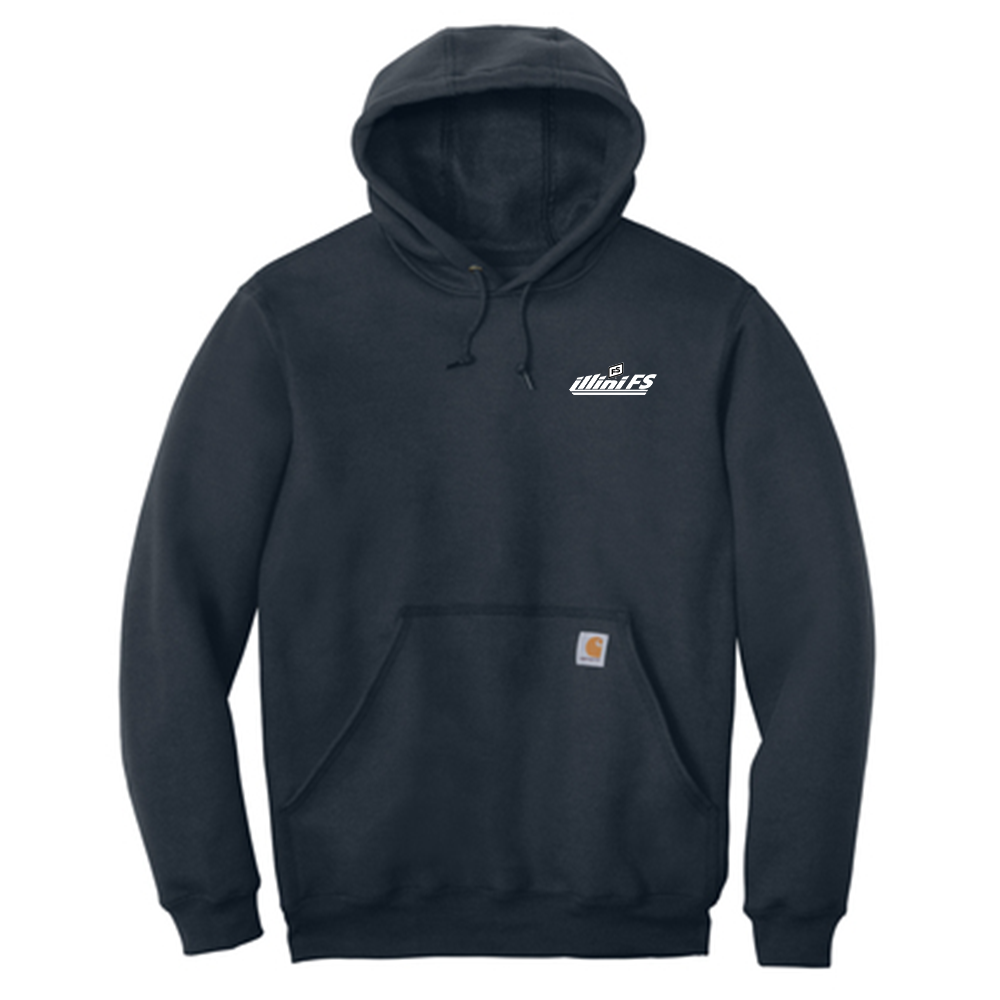 Illini FS - Horizontal - Carhartt Tall Midweight Hooded Sweatshirt - CTTK121
