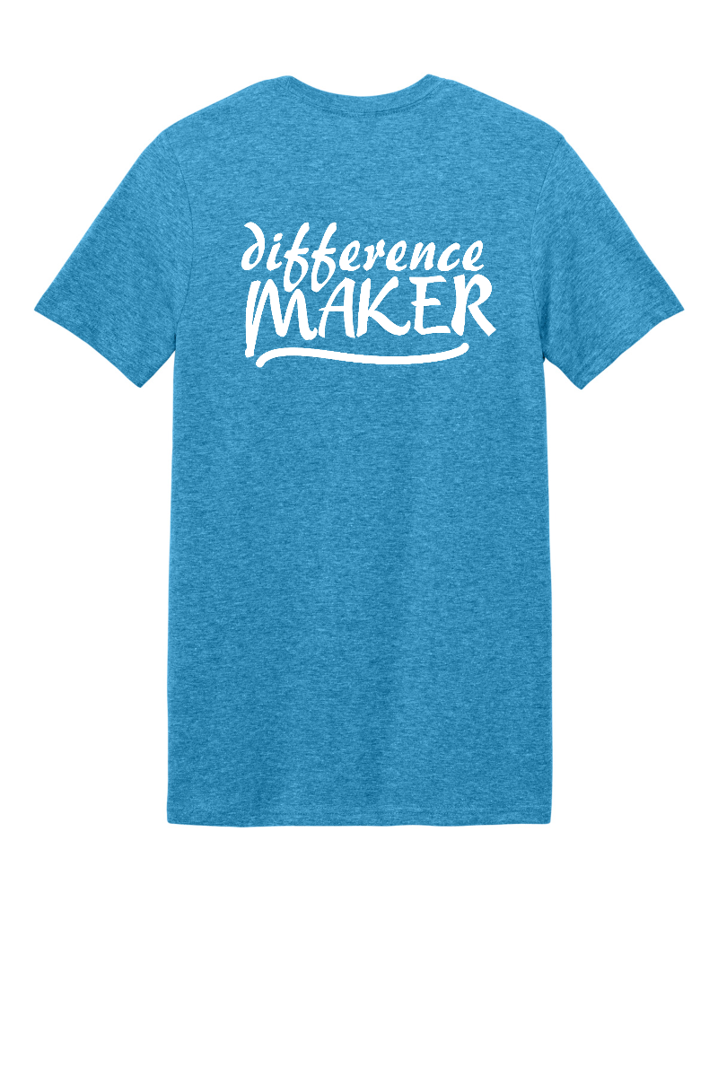 The Carriages - Difference Maker T-Shirt - Heather Sapphire - 64000