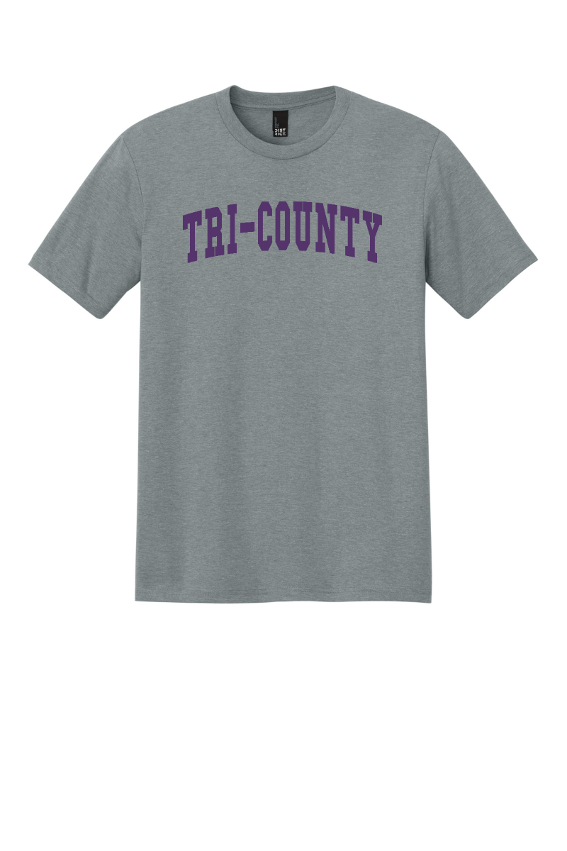 Tri-County - Gym Shirt - Heathered Grey
