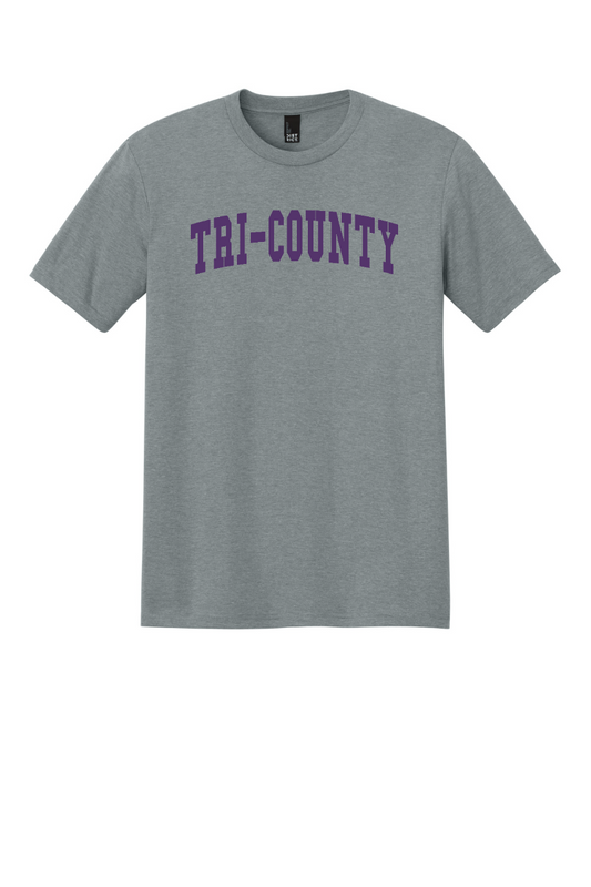 Tri-County - Gym Shirt - Heathered Grey