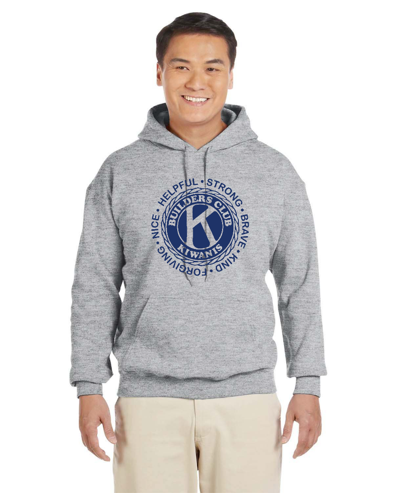 Kiwanis Builders Club - Adult Heavy Blend Hooded Sweatshirt - G185
