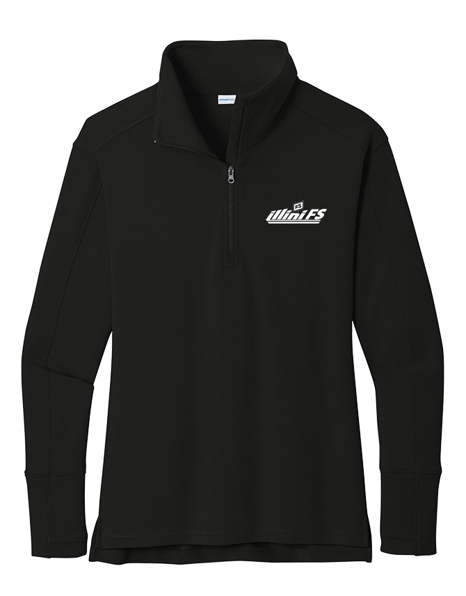 Illini FS - Horizontal - Sport-Tek Ladies Sport-Wick Flex Fleece 1/4-Zip - LST561