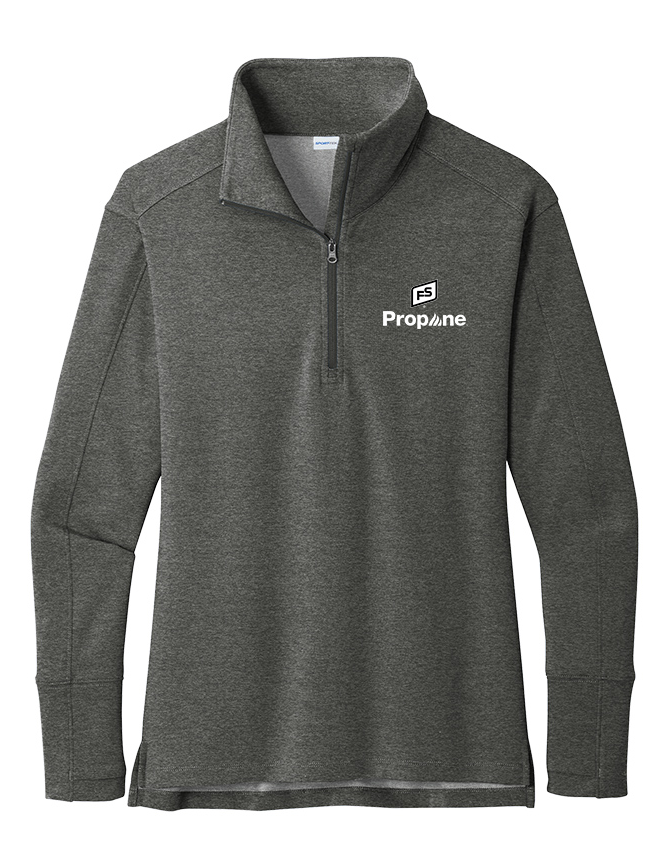 Illini FS - Propane - Sport-Tek Ladies Sport-Wick Flex Fleece 1/4-Zip - LST561