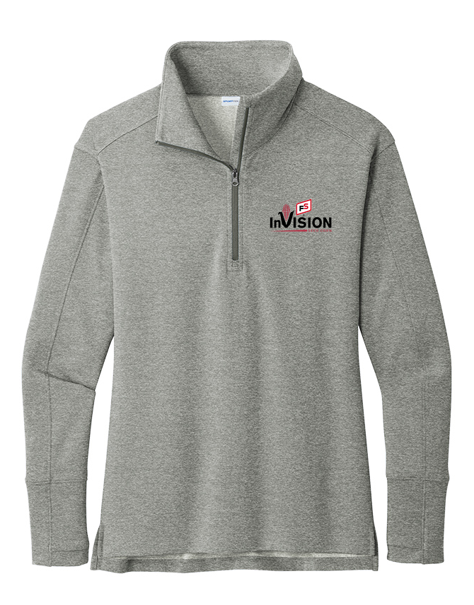 Illini FS - Invision - Sport-Tek Ladies Sport-Wick Flex Fleece 1/4-Zip - LST561