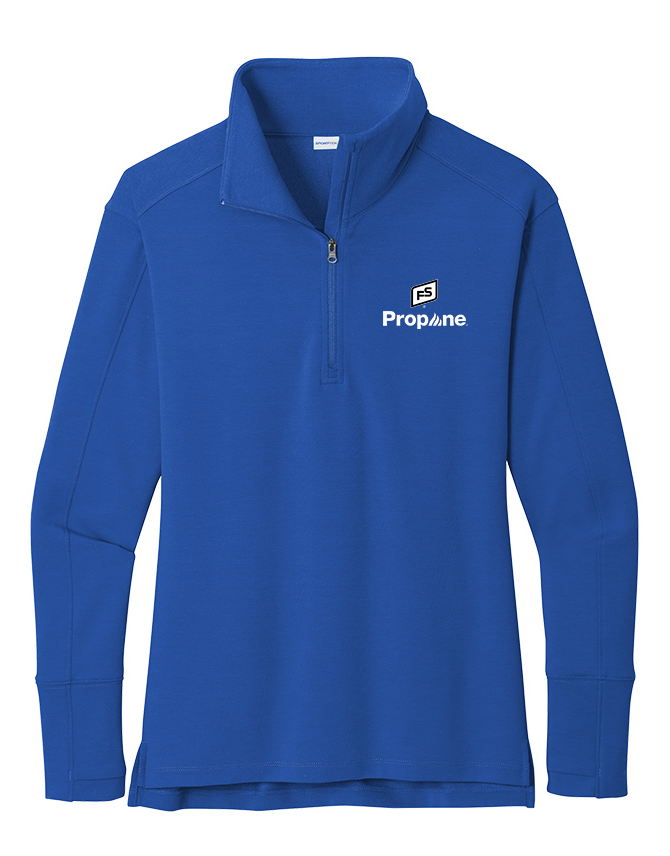 Illini FS - Propane - Sport-Tek Ladies Sport-Wick Flex Fleece 1/4-Zip - LST561