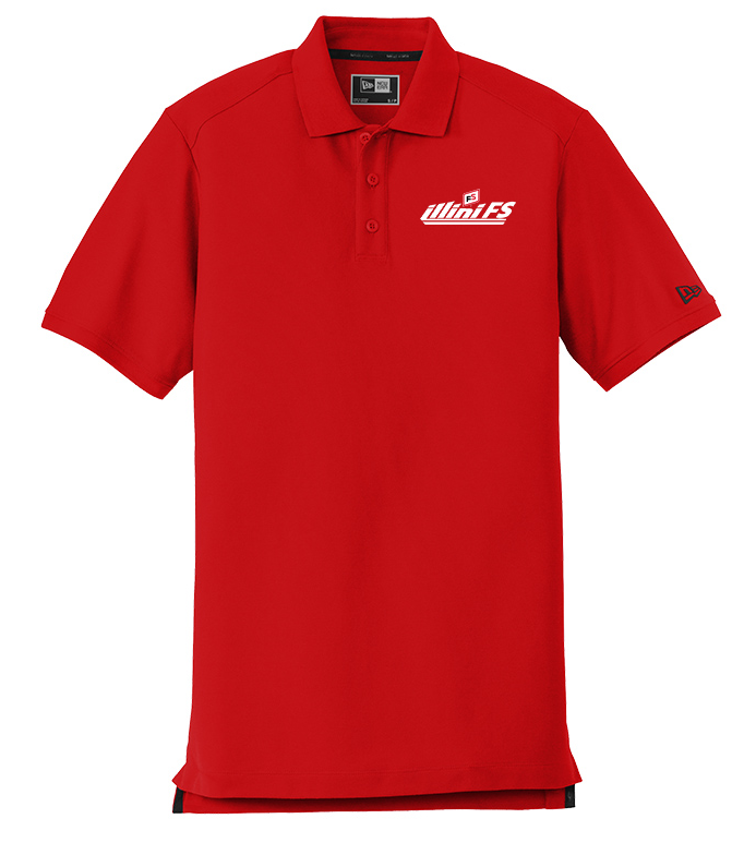 Illini FS - Horizontal - New Era Venue Home Plate Polo - NEA300